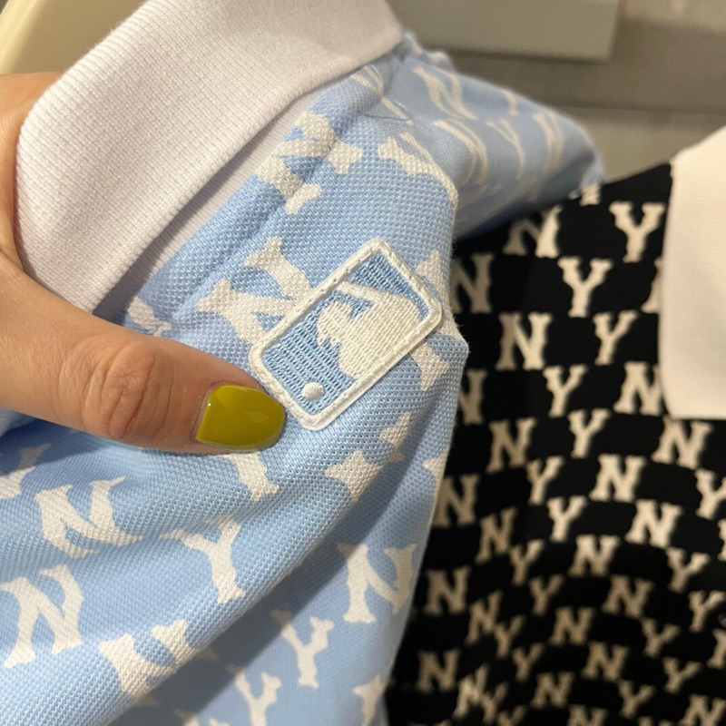 Áo polo MLB NY thiêu siêu nét