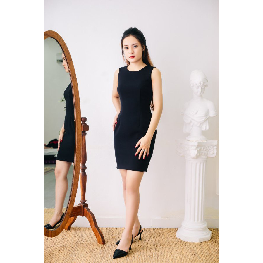 Đầm công sở ôm body xẻ tà sau VH2044
