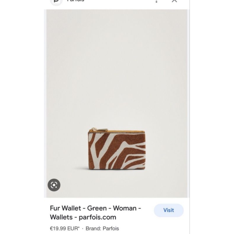 VÍ MINI 2 mặt 2 ngăn PARRFOIS auth tuồn