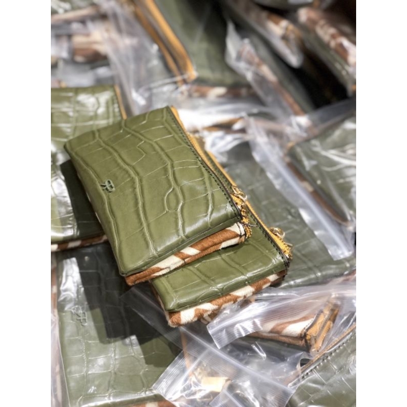 VÍ MINI 2 mặt 2 ngăn PARRFOIS auth tuồn