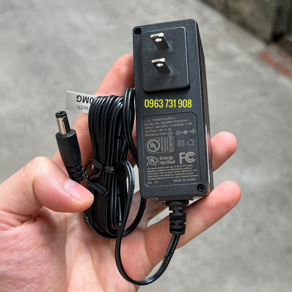 Adapter nguồn 12v 3a loại tốt