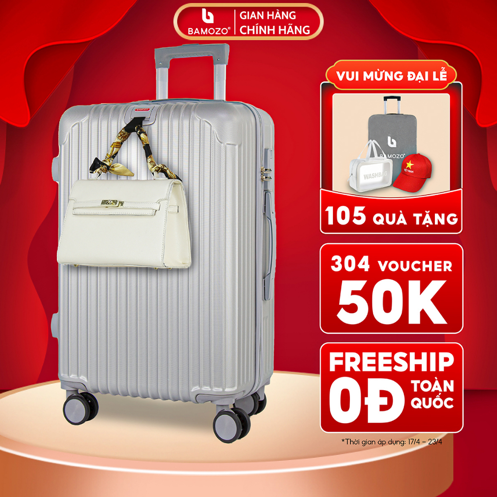 Hỏa Tốc 2H Vali Bamozo 8801 Cao Cấp Chất Liệu Nhựa ABS Bền Đẹp Bảo Hành 5 Năm