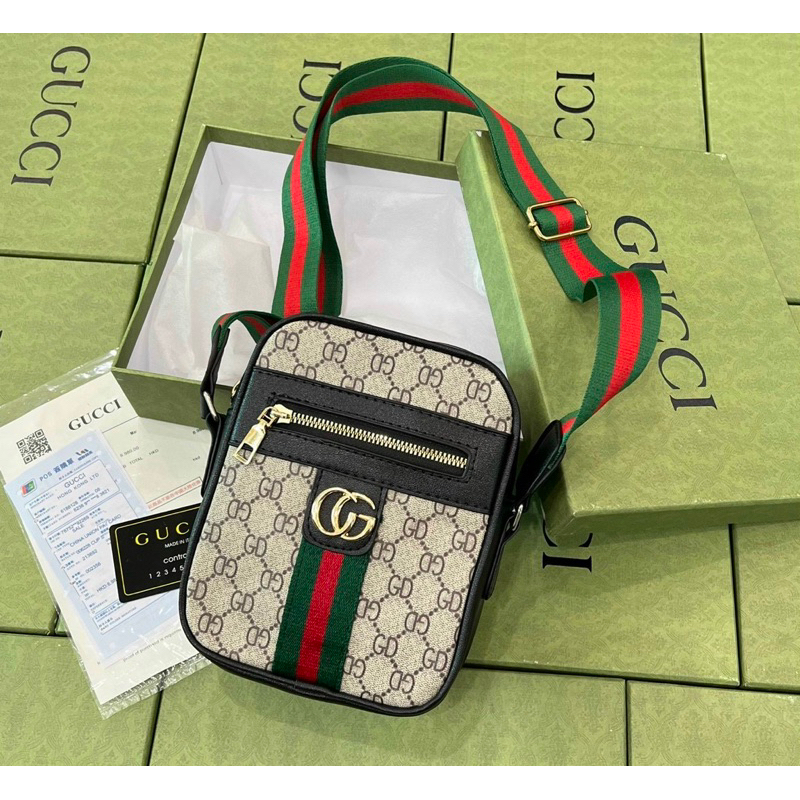 Túi đeo chéo nam lv fullbox hộp giấy thẻ , túi đeo vai túi đeo ngực , chất liệu da pu