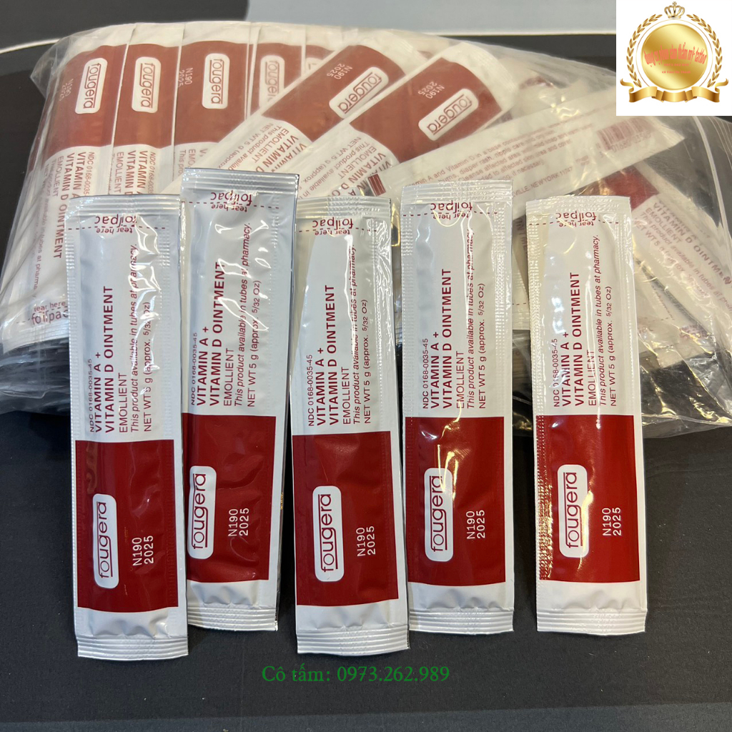 (50) gói dưỡng Vitamin A+D - son dưỡng môi / cotamhathanh_dcpx