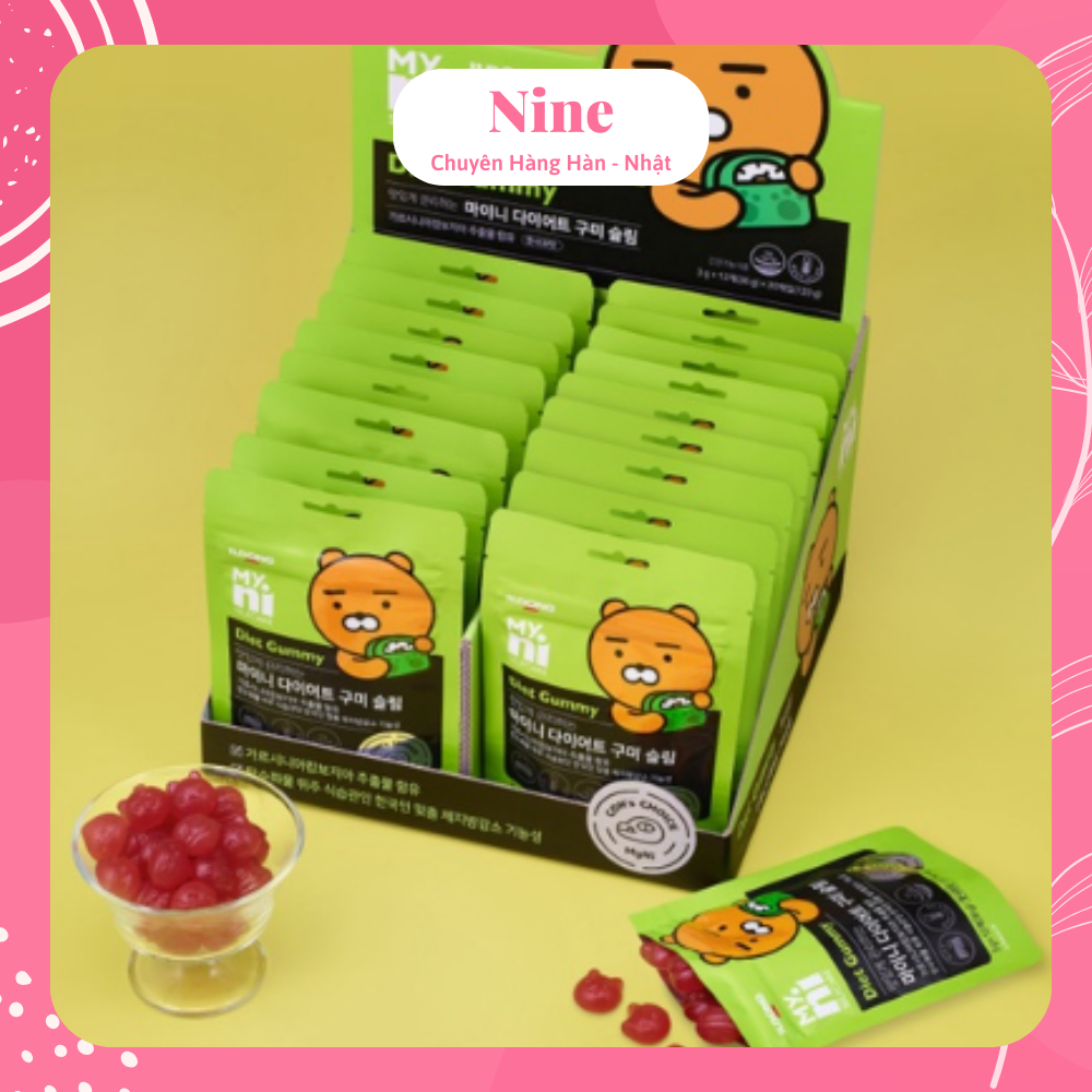 Kẹo Táo Giảm Cân Myni Selfcare Diet Gummy ILDONG Hàn Quốc Gói 12 Viên | Nine Hàn Nhật