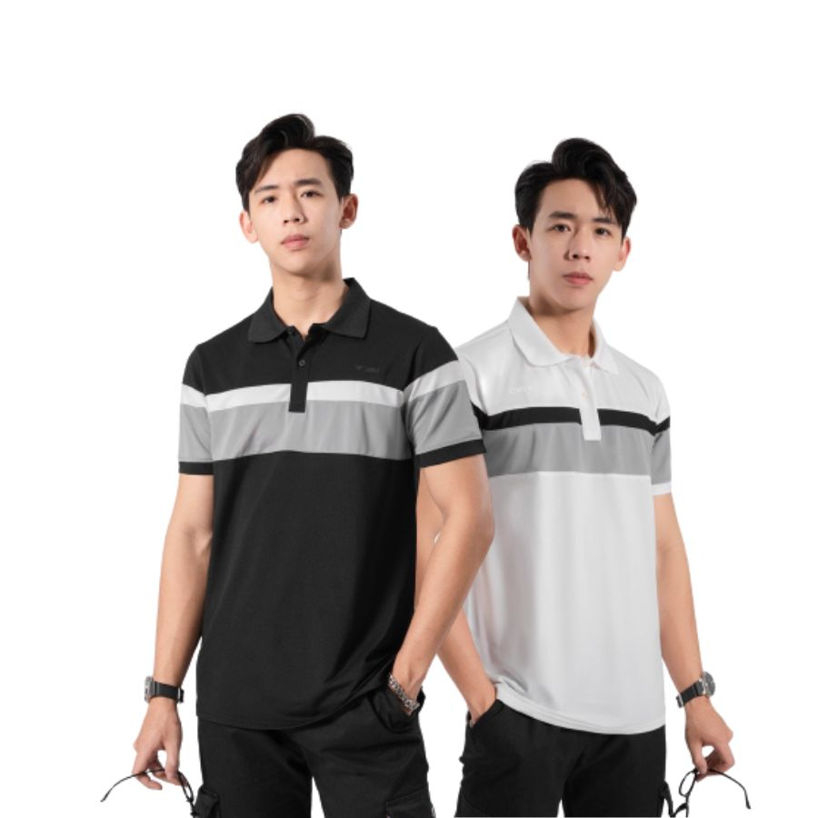 TD2806PS09 Áo Thun PoLo Phối Sọc