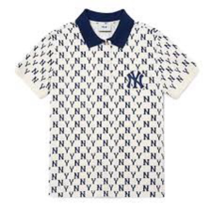 Áo polo MLB NY thiêu siêu nét