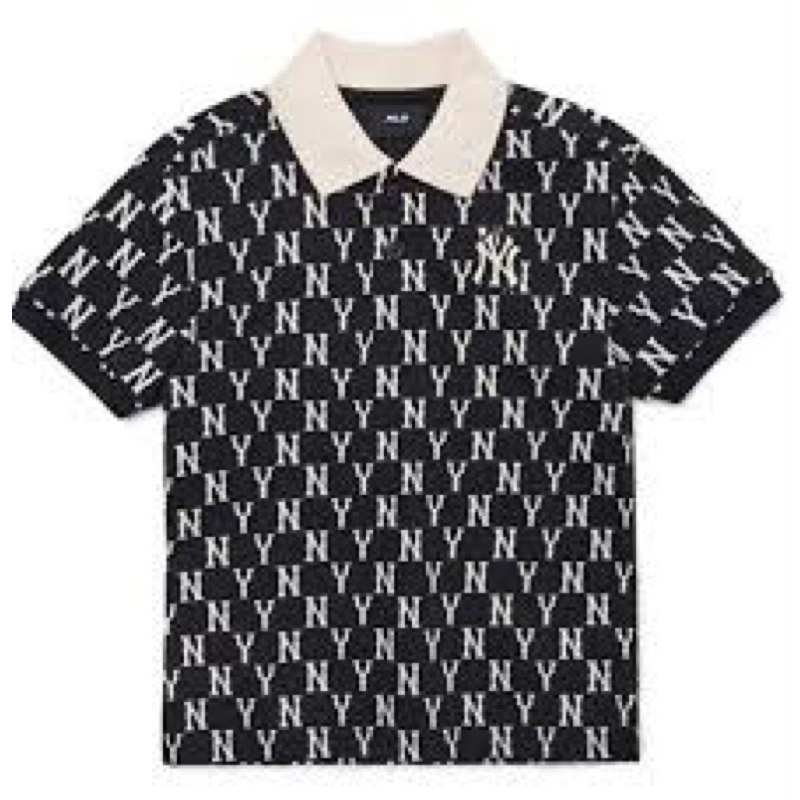 Áo polo MLB NY thiêu siêu nét