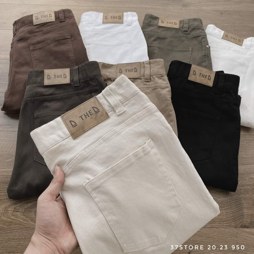 Mẫu quần jean cao cấp form dáng slim , Không xù không bai nhão 20.23