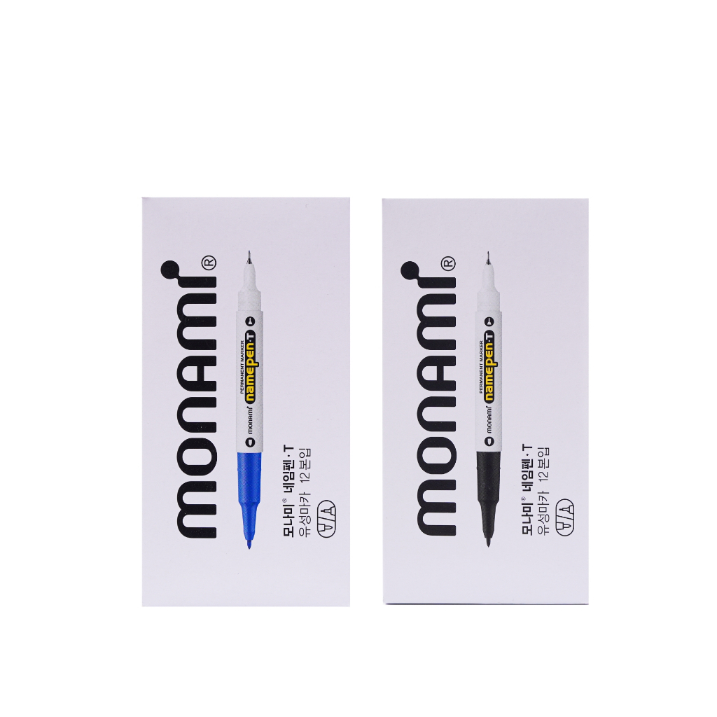 Bút Dạ Dầu MONAMI Namepen T - 1 Chiếc, viết được trên nhiều chất liệu.