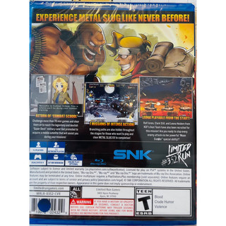 Đĩa Game PS4/PS5 : Metal Slug XX (new)