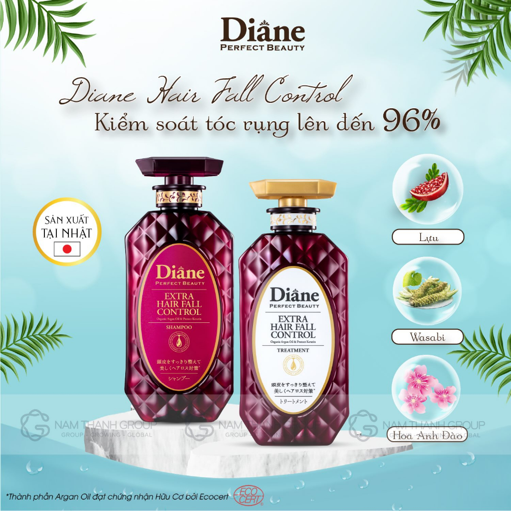 Dầu xả kiểm soát tóc rụng Moist Diane Extra Hair Fall Control 450ml