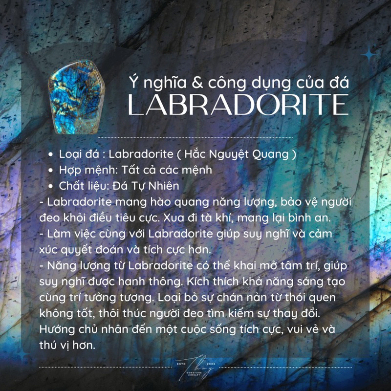 Sa.le vòng Labradorite cuốn tay