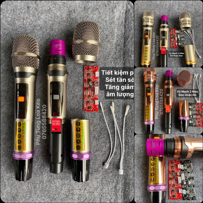 Micro Loa Kéo Shure UGX23 Plus Mẫu Mới 2023 Tiết Kiệm Pin (Tặng Chống Lăn)