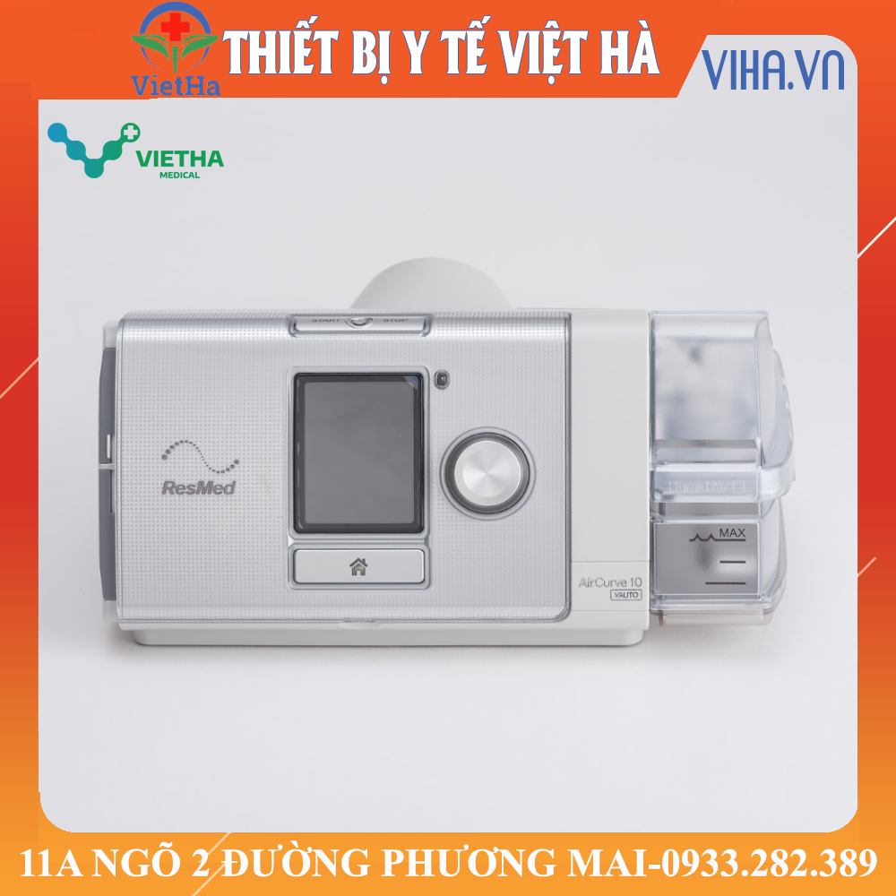 MÁY TRỢ THỞ RESMED AIRCUVRE 10 VAUTO - MÁY THỞ KHÔNG XÂM NHẬP 2 CHIỀU BIPAP CHUYÊN CÁC BỆNH VỀ HÔ HẤP, PHỔI TẮC NGHẼN
