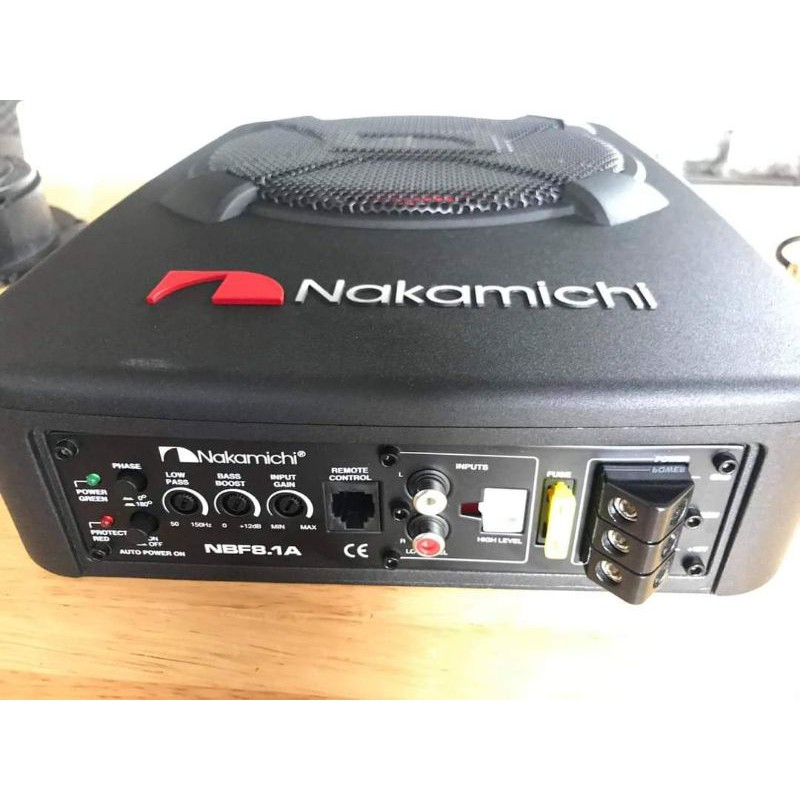 Loa Sub Gầm Ghế Nakamichi NBF8.1A - Bảo hành Chính Hãng 12 tháng Thương Hiệu Nhật Bản