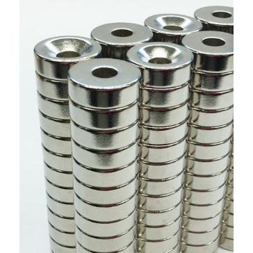 Nam châm viên đất hiếm 15x5 lỗ 4mm