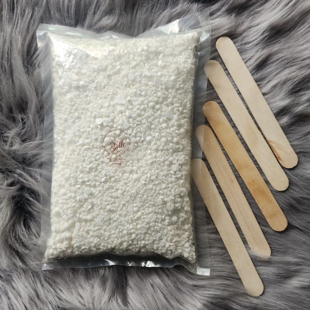 {Sale] 1kg Sáp vụn sáp wax lông loại 1 sàng vụn tặng kèm que gỗ