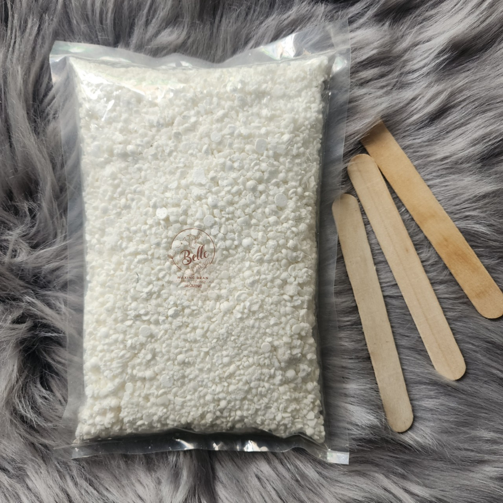 {Sale] 1kg Sáp vụn sáp wax lông loại 1 sàng vụn tặng kèm que gỗ