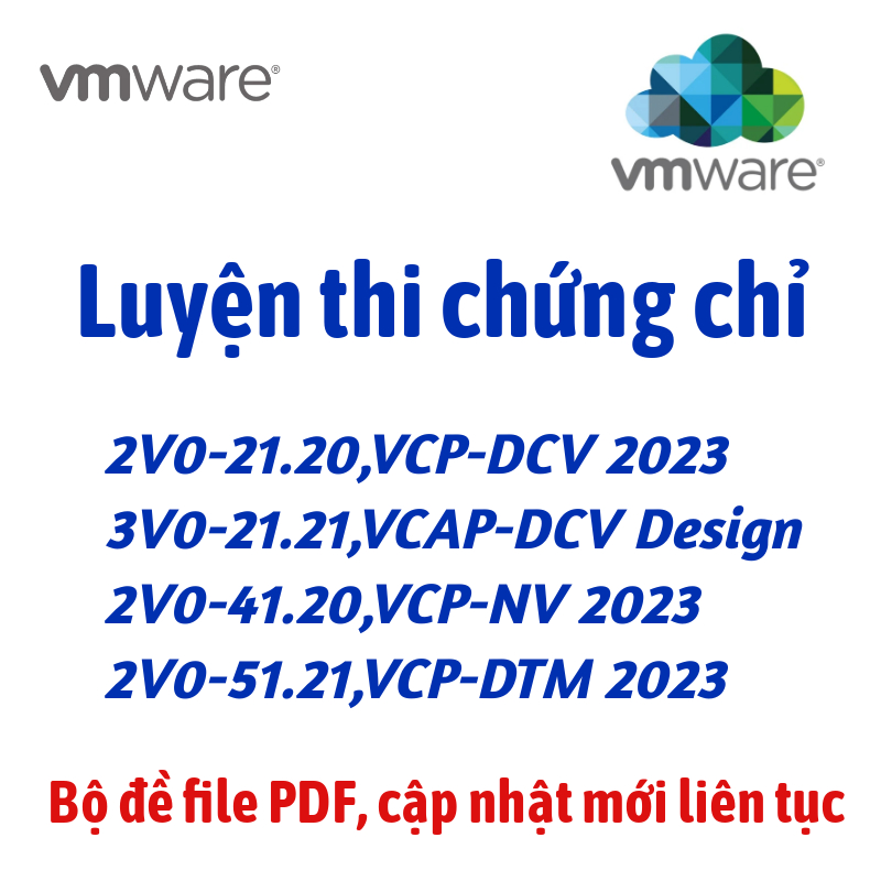 Chứng chỉ Vmware