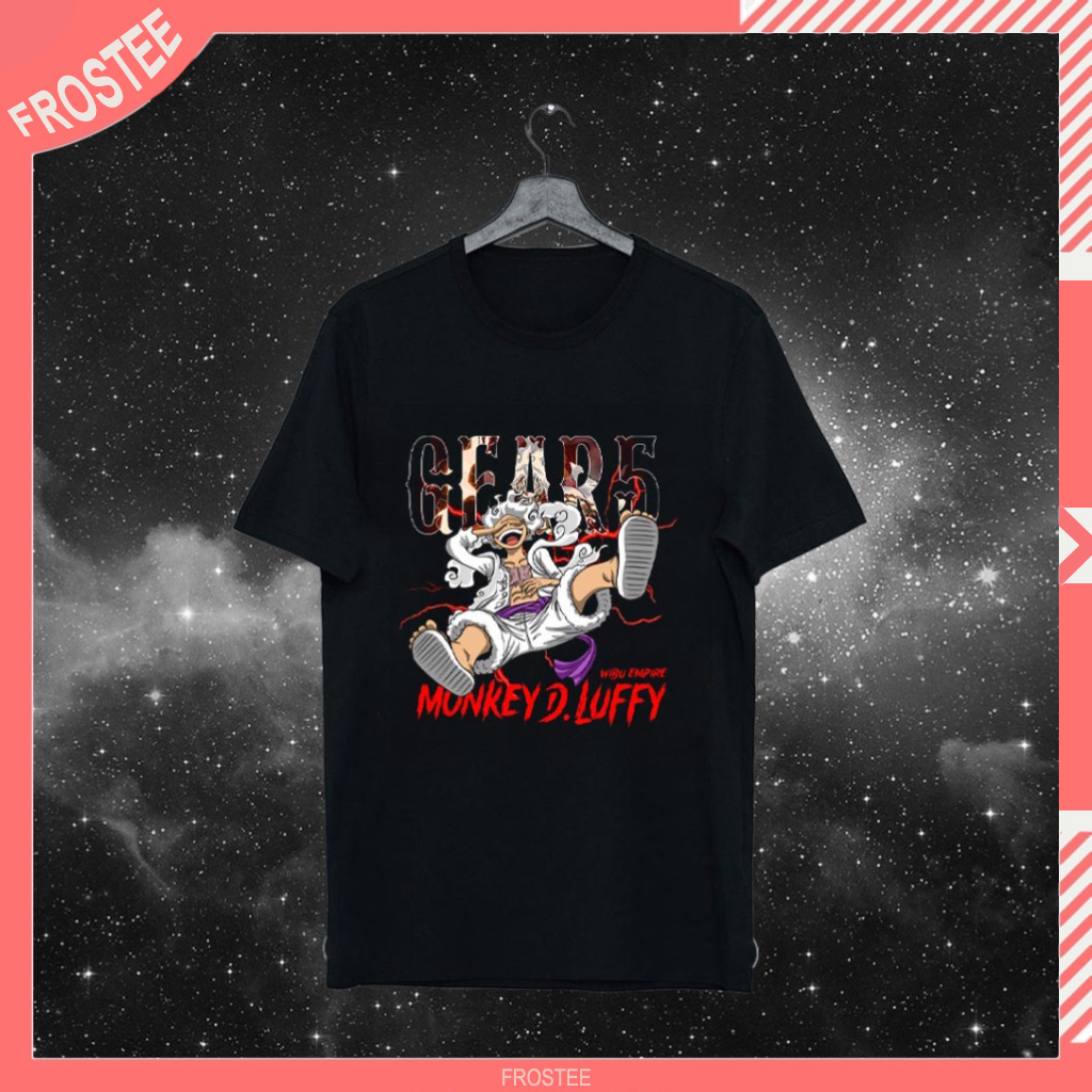 HOT🔥 Áo Phông Áo thun One piece Luffy Gear 5 mẫu mới cực chất giá siêu rẻ