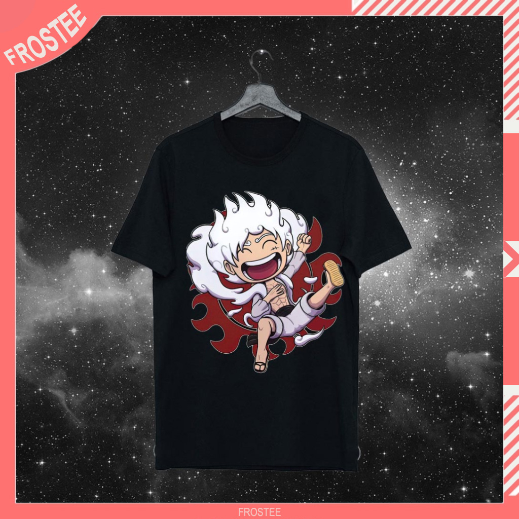 HOT🔥 Áo Phông Áo thun One piece Luffy Gear 5 mẫu mới cực chất giá siêu rẻ