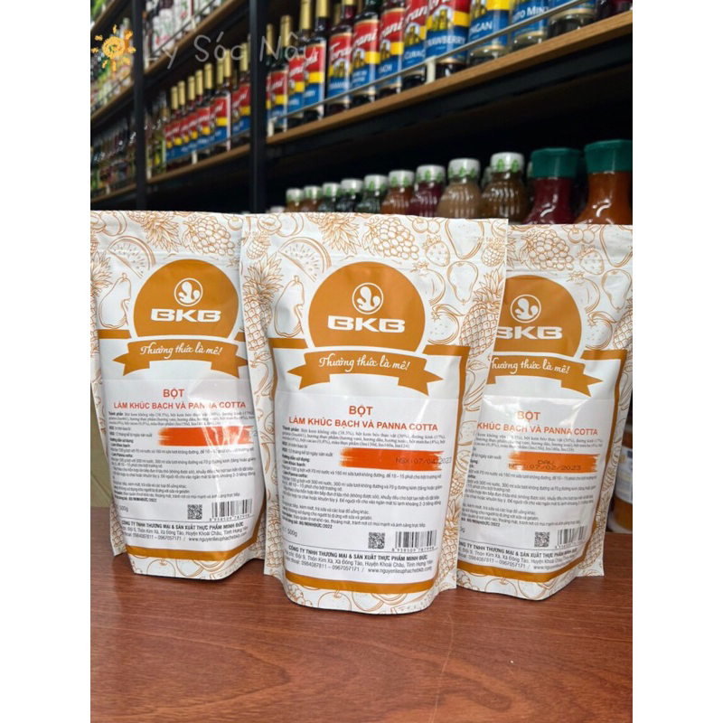 Bột khúc bạch & panna cotta BKB