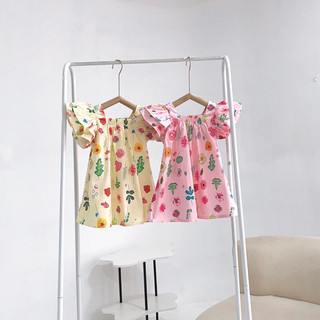 Váy cổ vuông 2083 sz 8-26kg bé gái