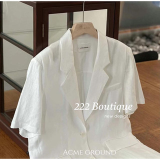 Áo blazer linen acme 4 01201