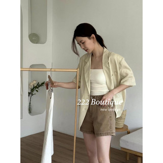 Áo blazer linen acme 4 01201