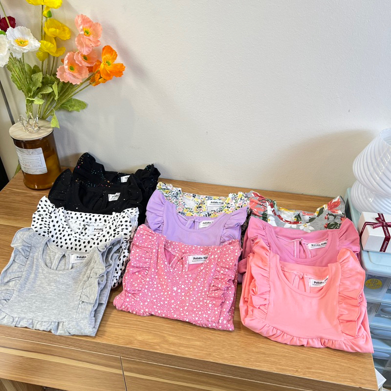 Váy Cánh Tiên, Đầm Cánh Tiên Kiểu Dáng H.M Chất Liệu Cotton Mềm Mịn Họa Tiết Xinh Xắn Cho Bé Gái