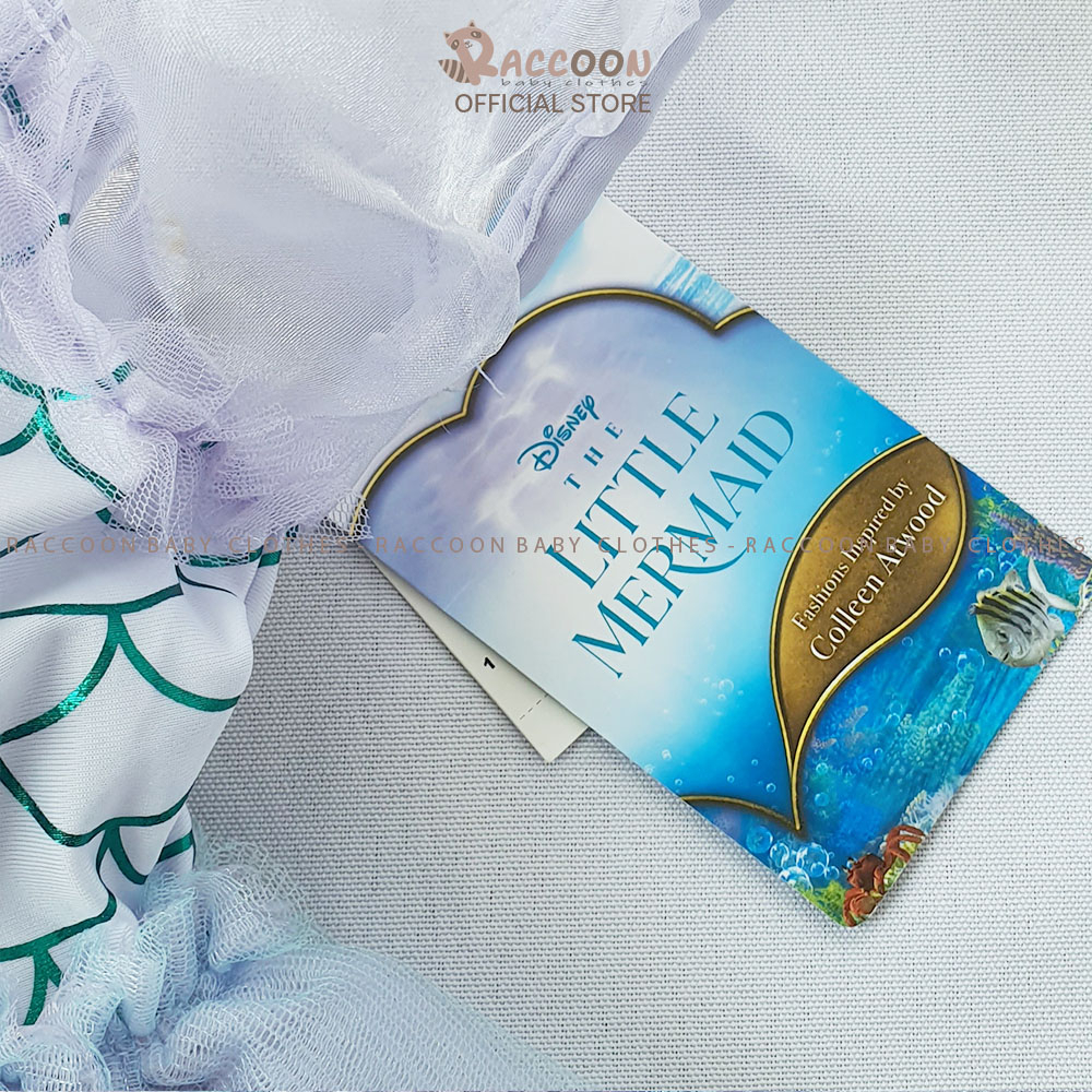 Váy công chúa nàng tiên cá xuất dư Disney Baby