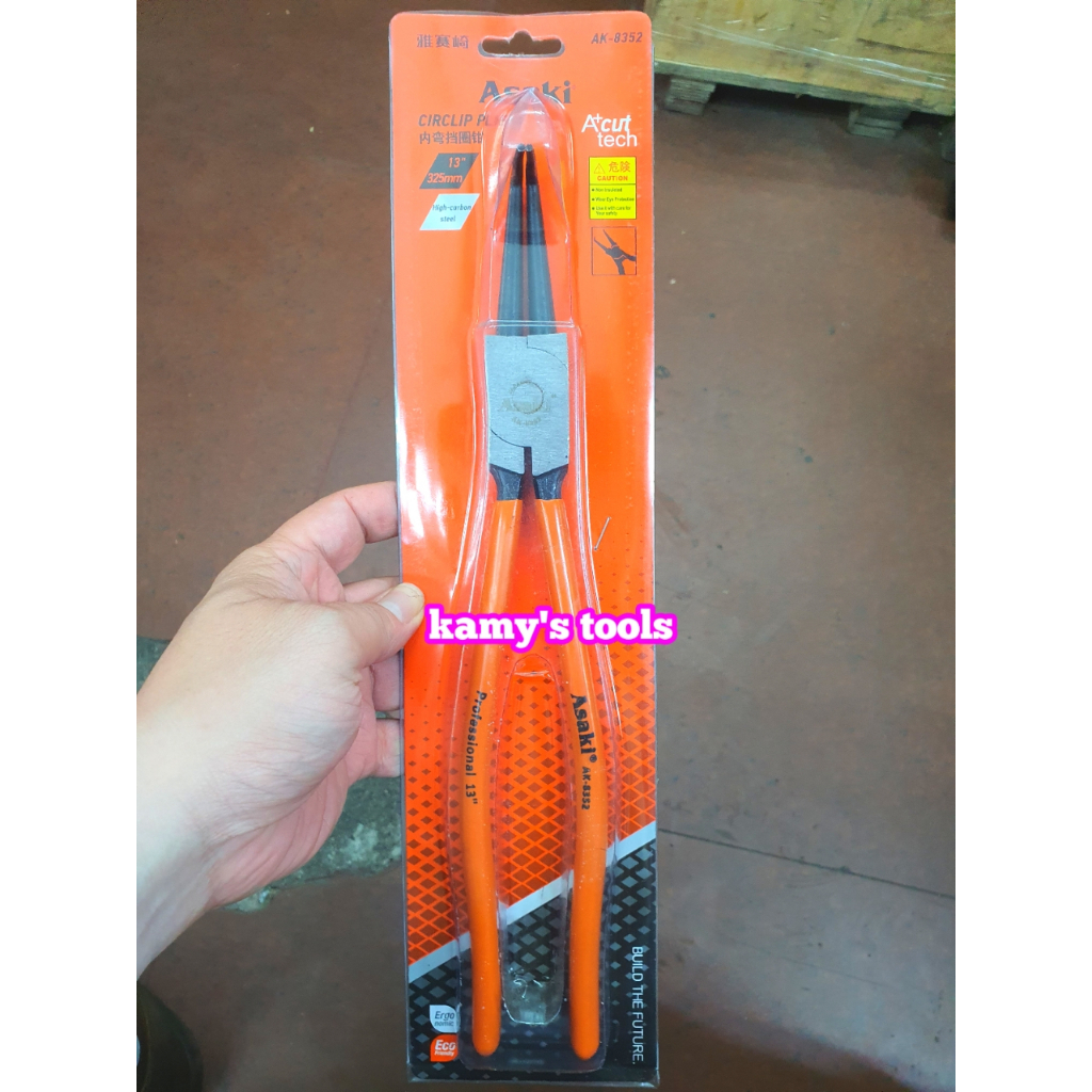 Kìm Mở Phe Asaki 13 inch 325mm Cong Thẳng Bóp Vào Bung Ra AK-8331 AK-8345 AK-8338 AK-8352