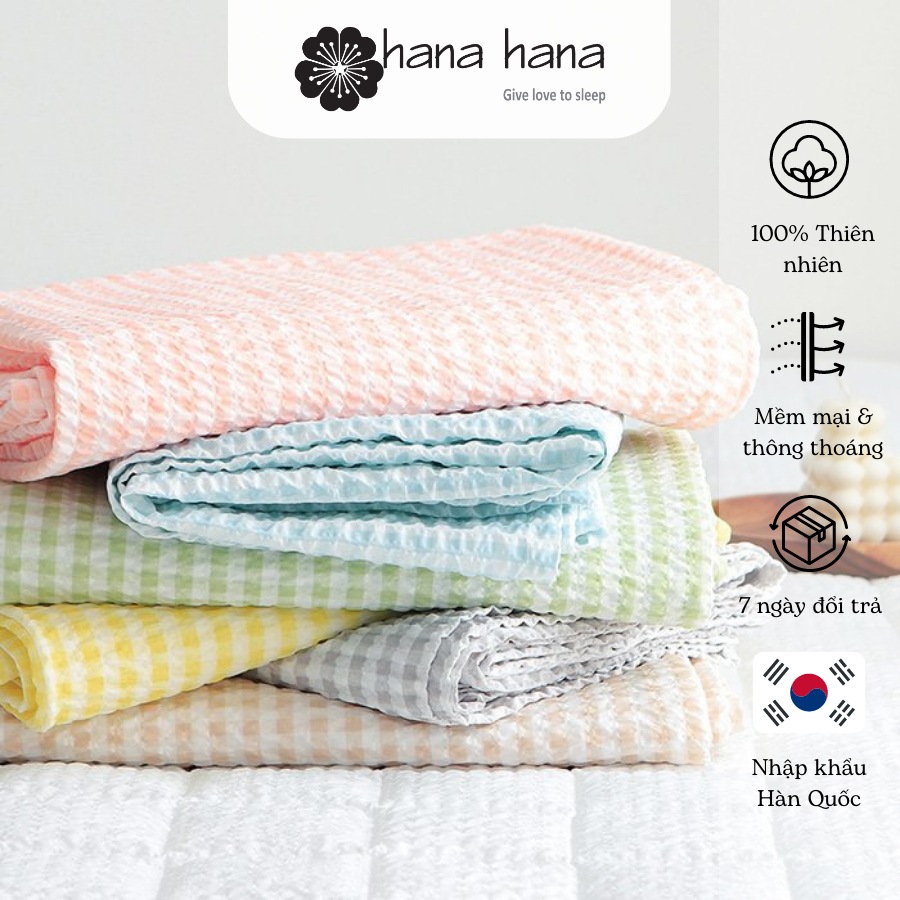 HANA HANA Chăn hè du lịch 1 lớp Candy
