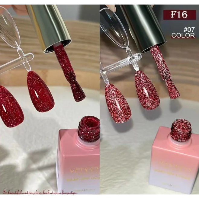 Sơn nhũ flash Vendeeni chính hãng - Sơn gel nhũ cực bắt sáng giá rẻ