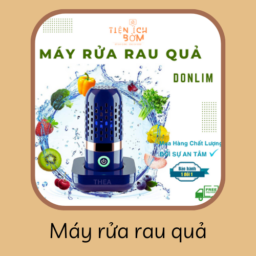 Máy rửa rau quả Donlim, máy khử trùng, tiệt trùng hoa quả, thực phẩm tự động bằng công nghệ điện phân nước
