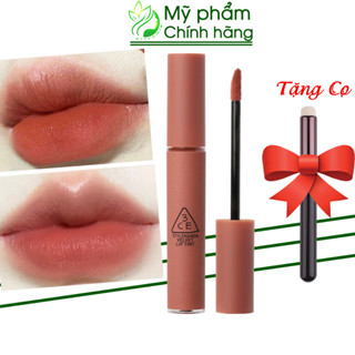 Son 3CE Velvet Lip Tint Walk N Talk Màu Nâu Đào Đậm Tông Trầm Siêu Xinh