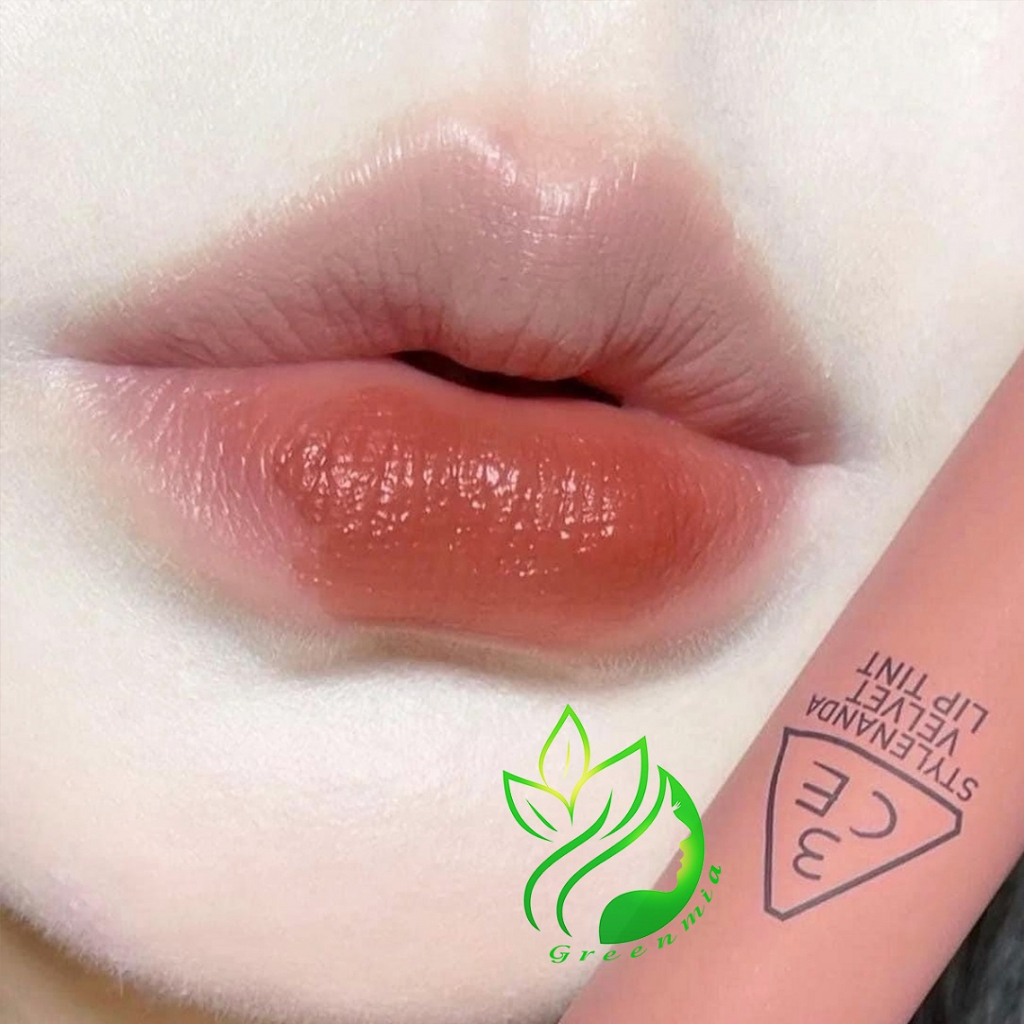 Son 3CE Velvet Lip Tint Walk N Talk Màu Nâu Đào Đậm Tông Trầm Siêu Xinh