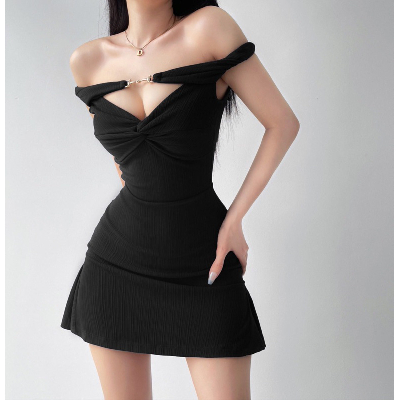 ( ORANGE STUDIOS ) HÌNH THẬT - Sẵn Hỏa Tốc - Sexy Dress - Đầm Thiết Kế Body Dáng Đuôi Cá