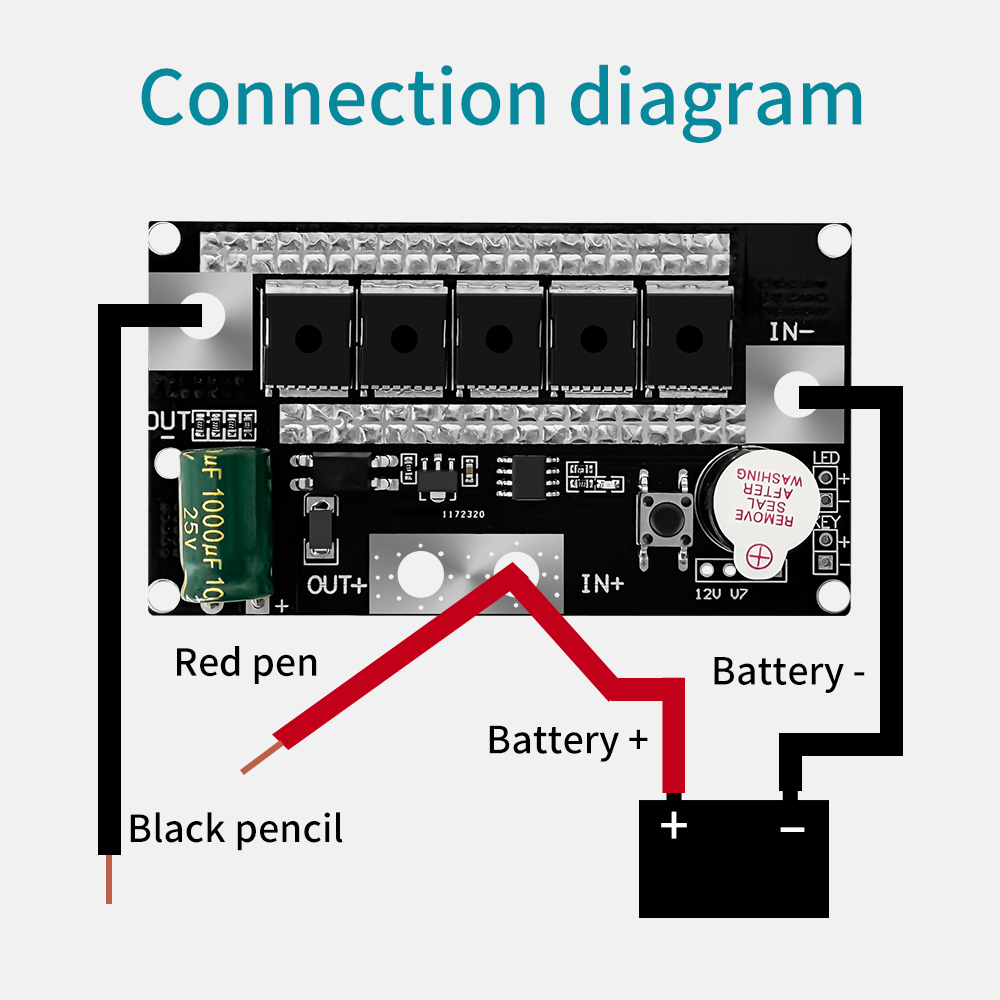 Máy hàn điểm 12V-14V Bảng mạch trữ pin PCB 18650/26650/32650 cho bút nhỏ gọn DIY