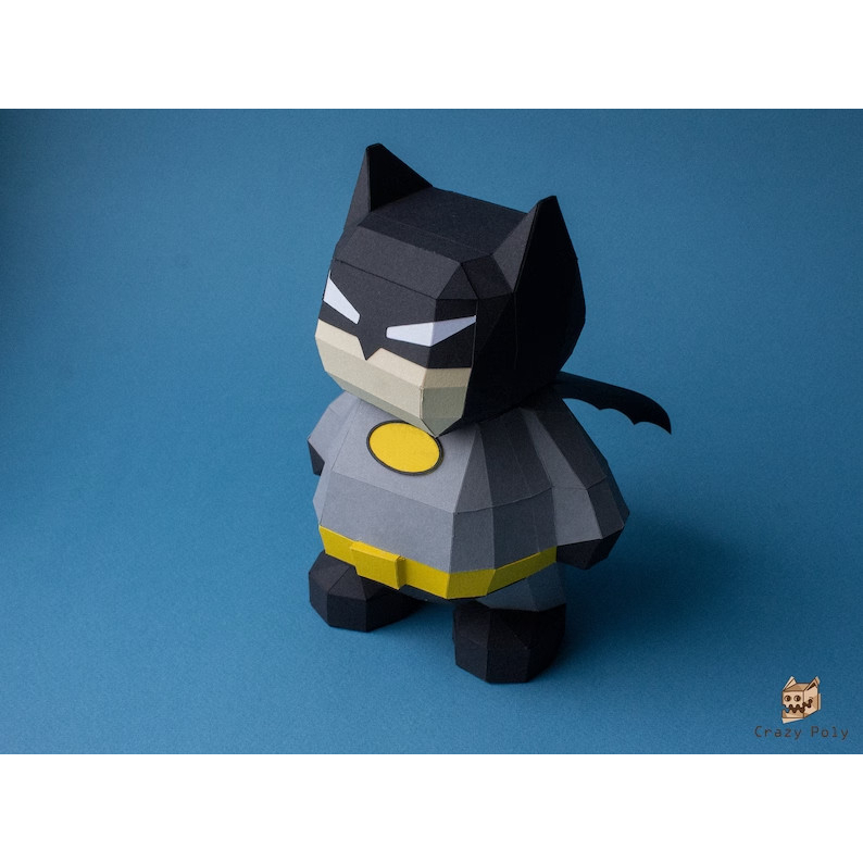 Mô Hình siêu anh hùng Batman | Papercraft Batman DIY | Mô hình 3D giấy