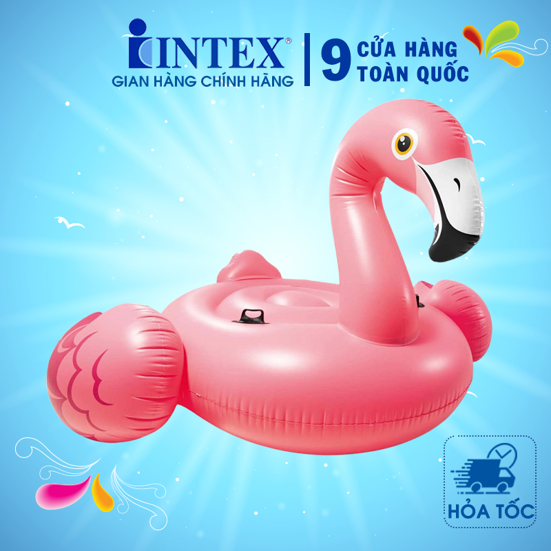 Phao bơi hồng hạc thiếu niên INTEX 57558