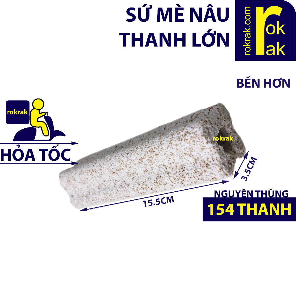 Sứ lọc thanh mè LỚN Nguyên Thùng 154 cây (Bán Sỉ)
