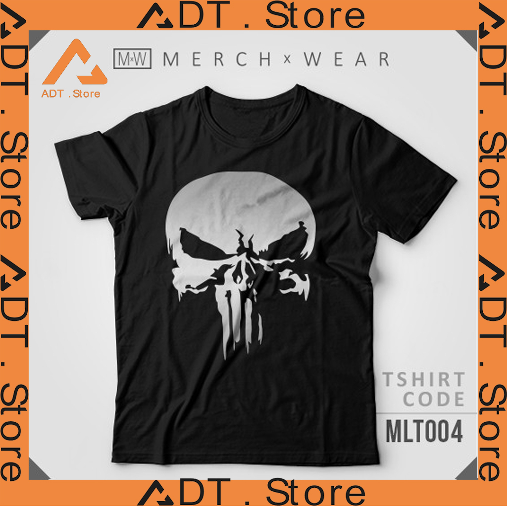 Áo thun hình The Punisher Skull - Marvel cực chất giá rẻ mẫu HOT bán chạy