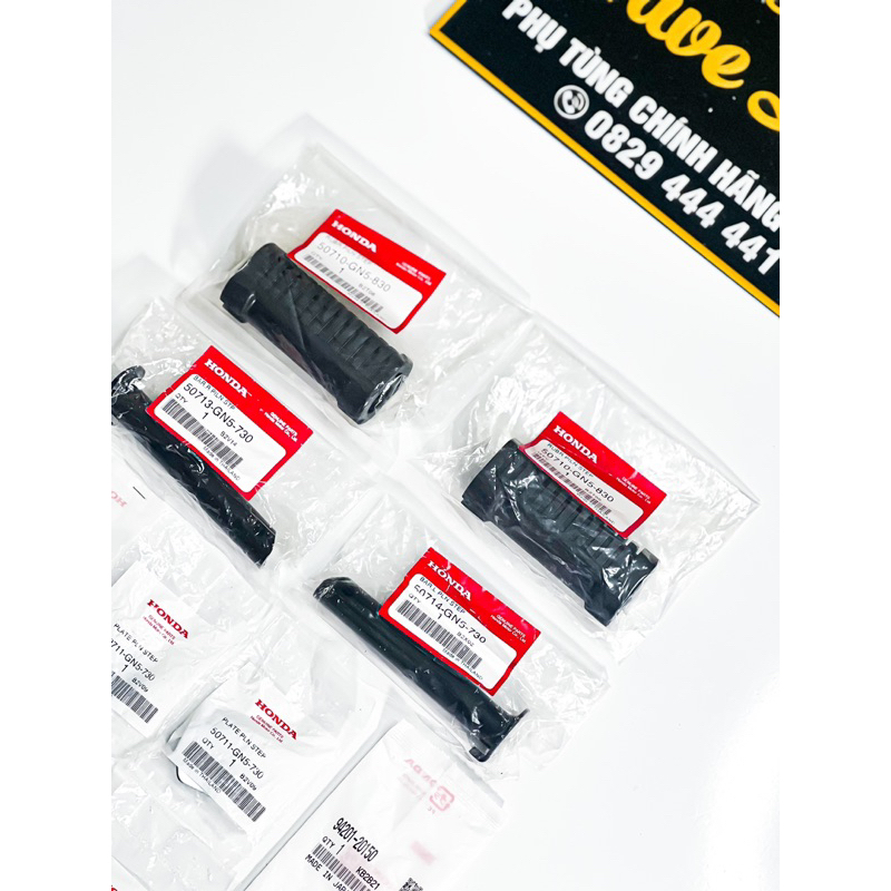 FULL BỘ CAO SU GÁC CHÂN SAU WAVE 110 THÁI LAN