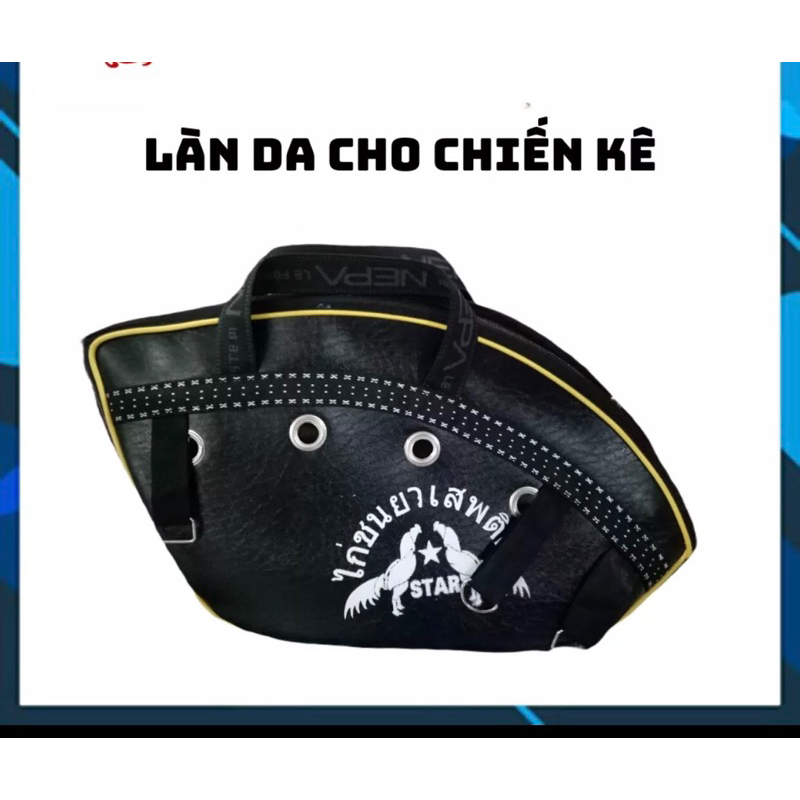 làn xách gà bằng da, có quai đeo thái lan 3 màu tặng bao mỏ