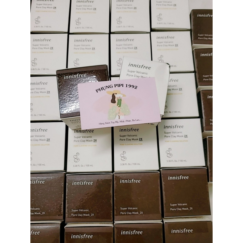 Siêu mặt nạ đất sét chăm sóc lỗ chân lông Innis Super Volcanic Pore Clay Mask 2X 100ml