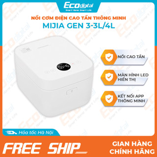 Nồi cơm điện cao tần thông minh Mijia áp suất 3L 4L màn hình OLED cảm ứng