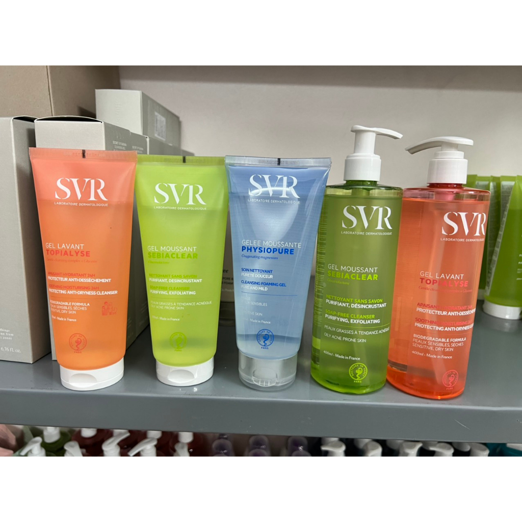 Sữa rửa mặt svr 400ml Sebiaclear Gel Moussant