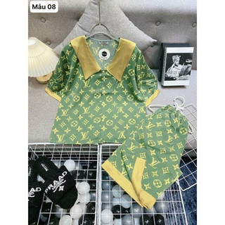 [FREE SHIP]Bộ Pijama Lửng Cổ Bèo Chất Lụa Mềm Mịn Dày đẹp
